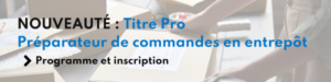 Titre professionnel logistique Cholet